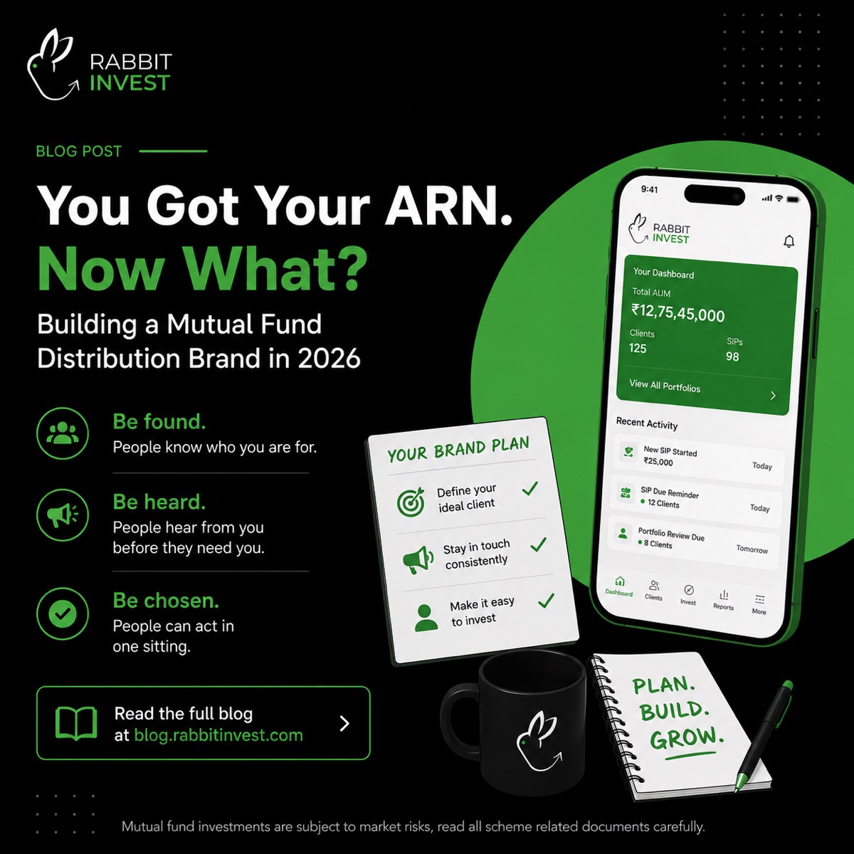 You Got Your ARN. Now What? Building a Mutual Fund Distribution Brand in 2026