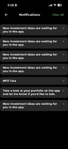How to enable/ receive notifications and reminders on Rabbit Invest app?
